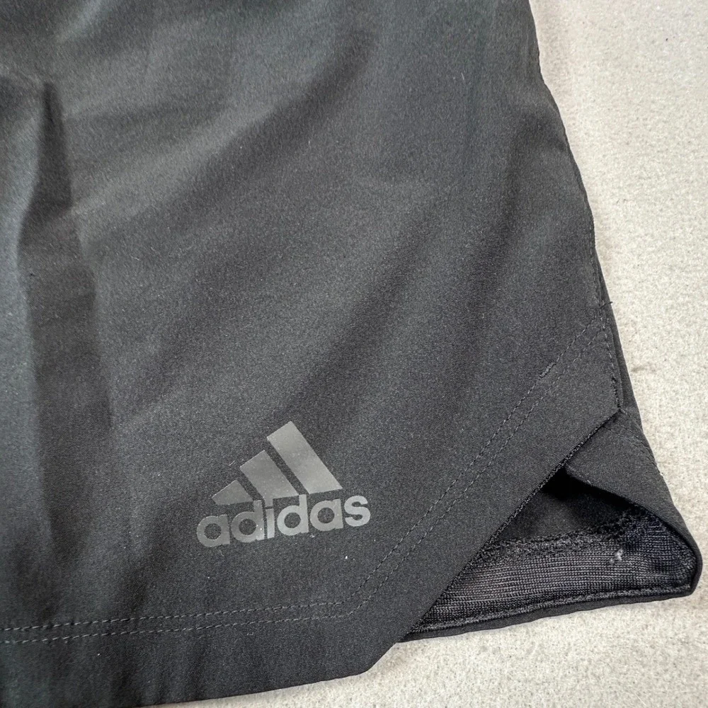 Adidas Climalite Mens Black Athletic Training Shorts Size M Side Pockets